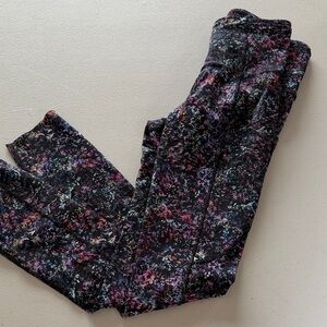 Lululemon Base Pace Colorful Patterned 23” Leggings Size 4